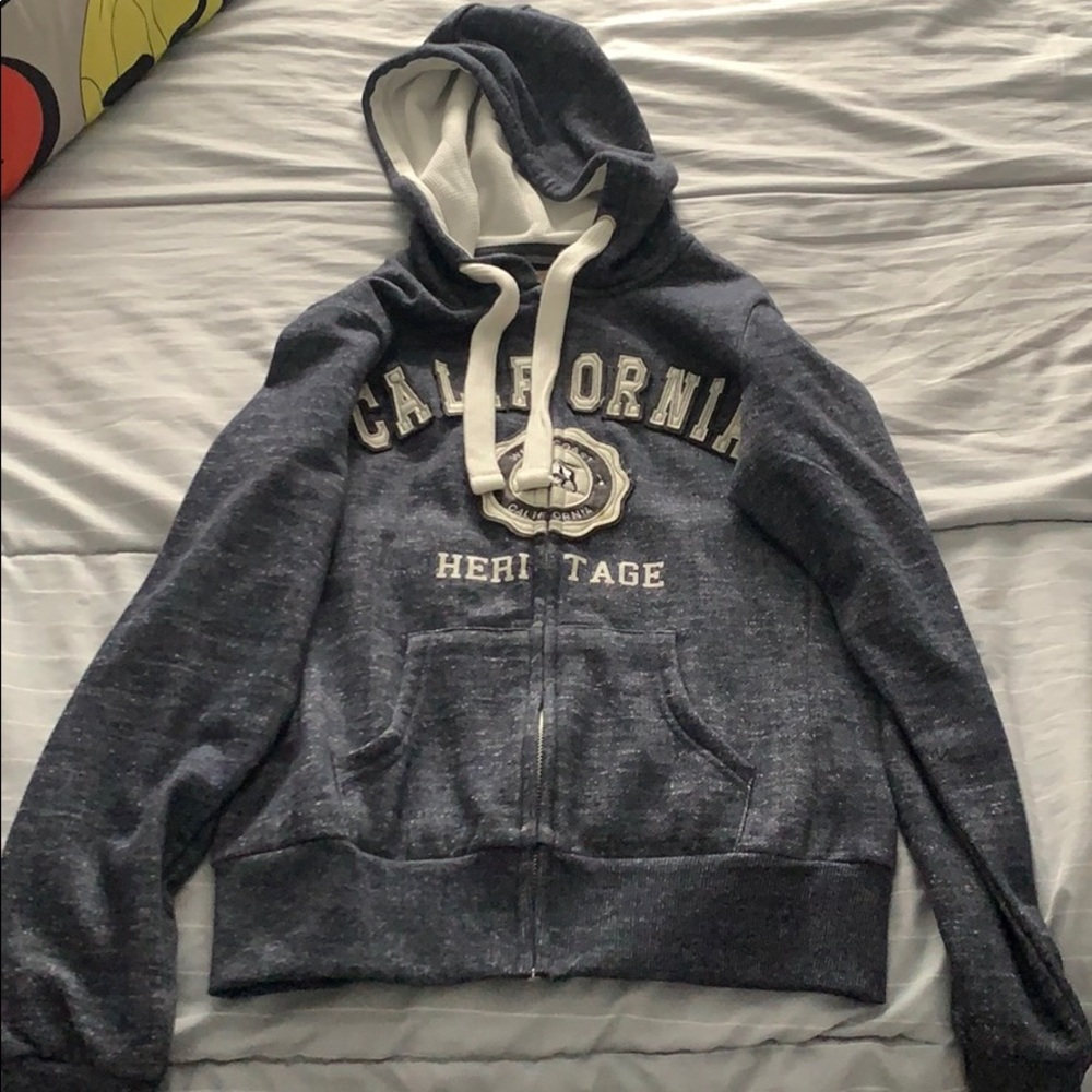 California West Coast: zip up sweatshirt